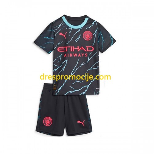 Manchester City Dres Dječji Treći 2023/2024 Kratkih Rukava Manchester City Dres Dječji Treći 2023/2024 Kratkih Rukava